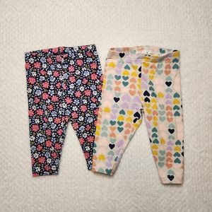 Carters baby girl leggings